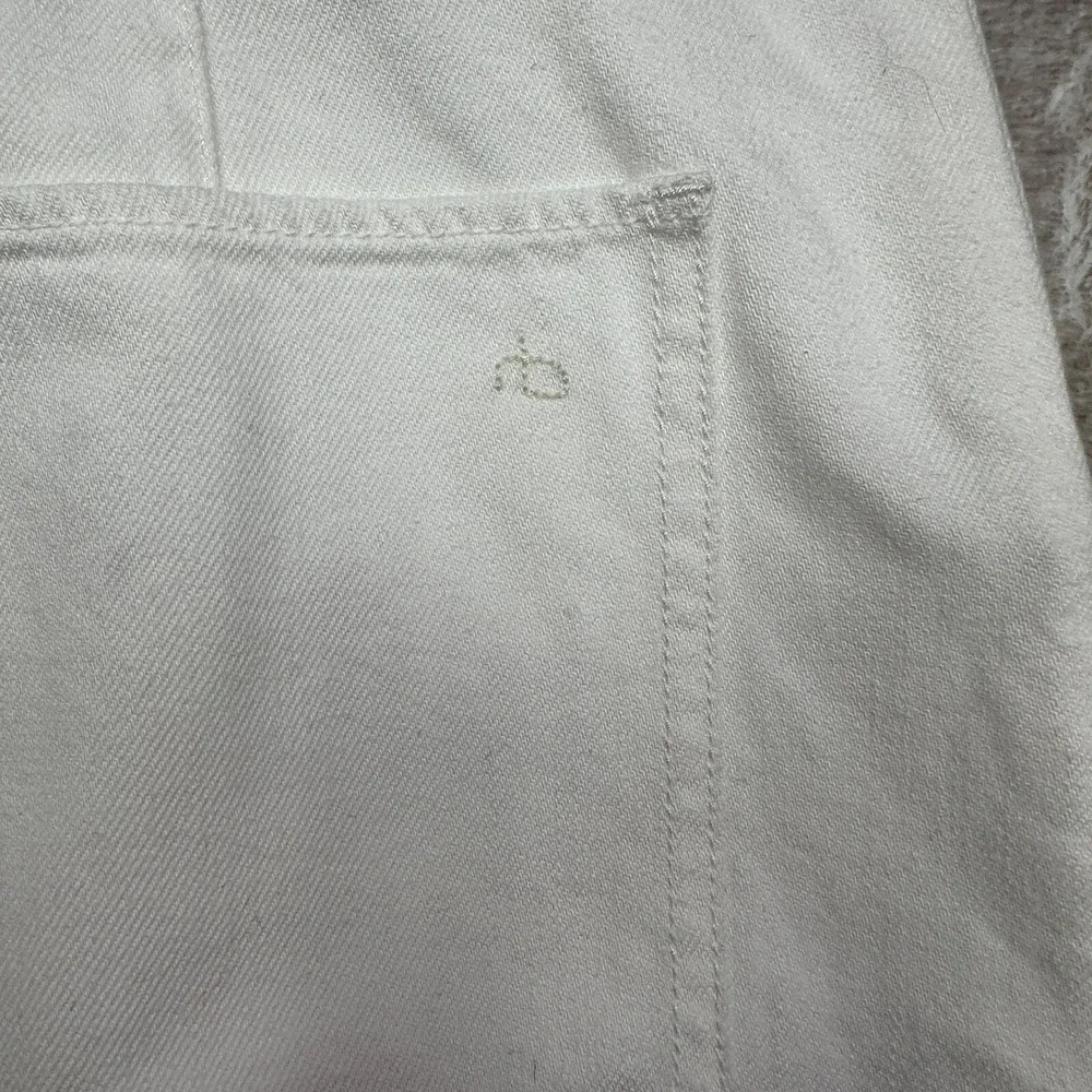 Rag & Bone‎ Skirt Womens 26 White Utility Mini Belted Cotton Tencel Minimalist
